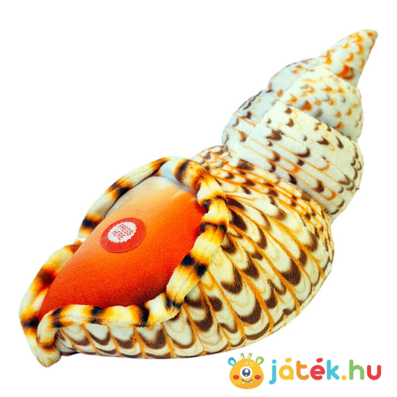Hangot adó élethű plüss kagyló a hátán, 20 cm (Wild Republic)
