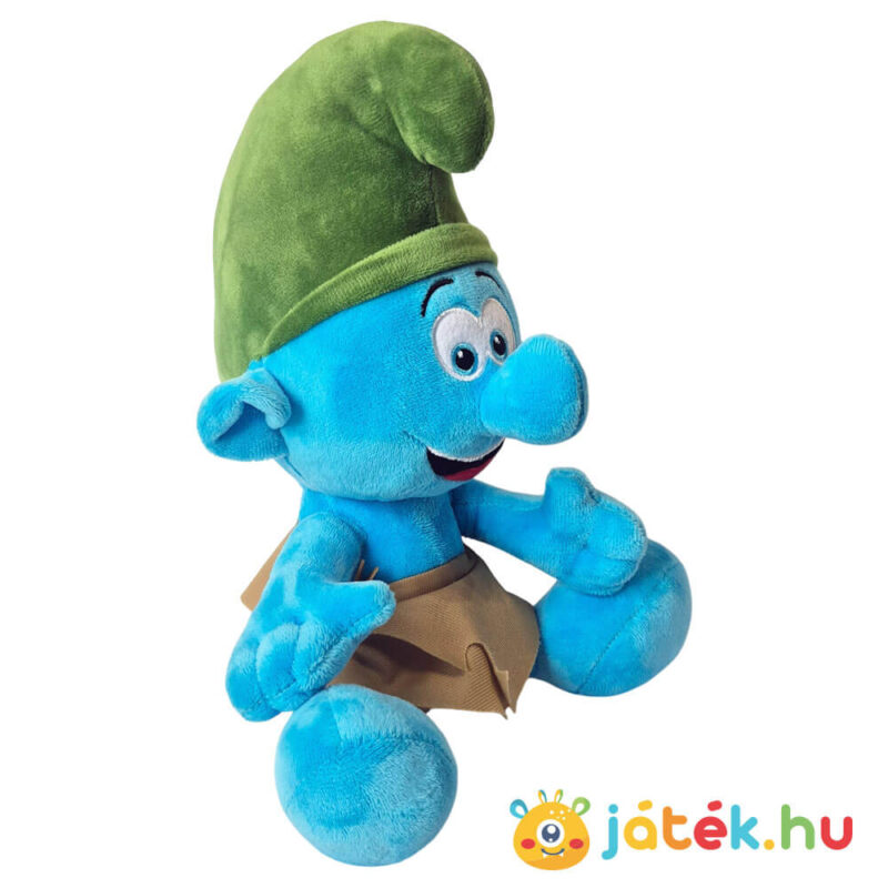 Hupikék törpikék: Vadócka, ülő plüss jobbról (27 cm)