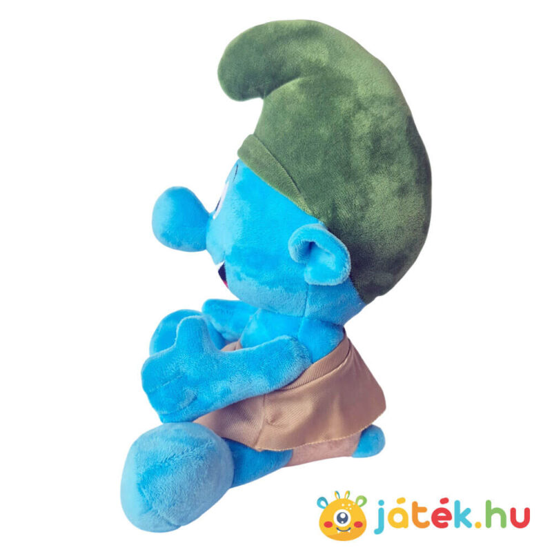 Hupikék törpikék: Vadócka, ülő plüss oldalról (27 cm)