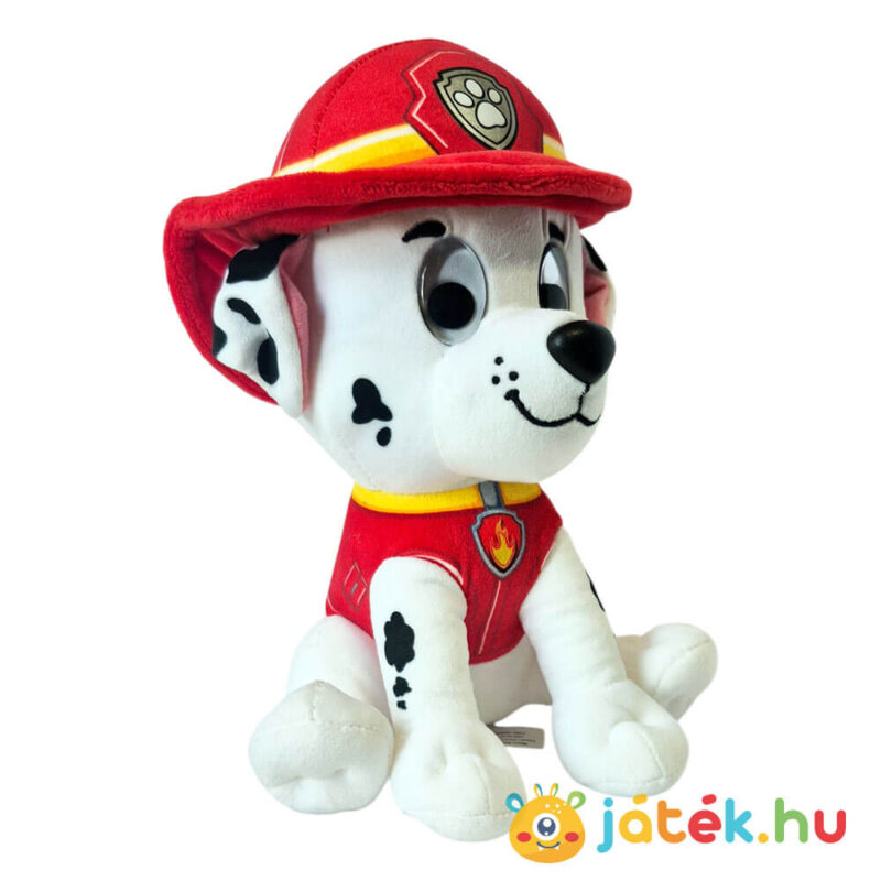 Mancs Őrjárat: Marshall plüss kutya, jobbról, 23 cm (Spin Master)