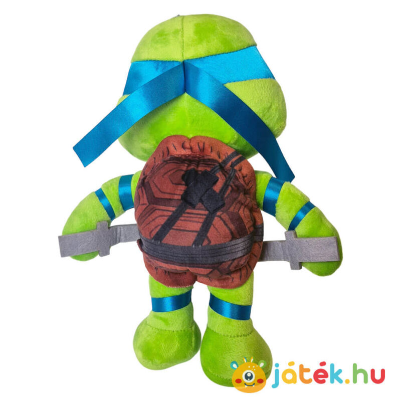 Tini nindzsa teknőcök: Leonardo plüss, kék maszkban, hátulról (30 cm)