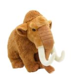 Élethű átölelhető plüss mammut, 36 cm (Rappa)