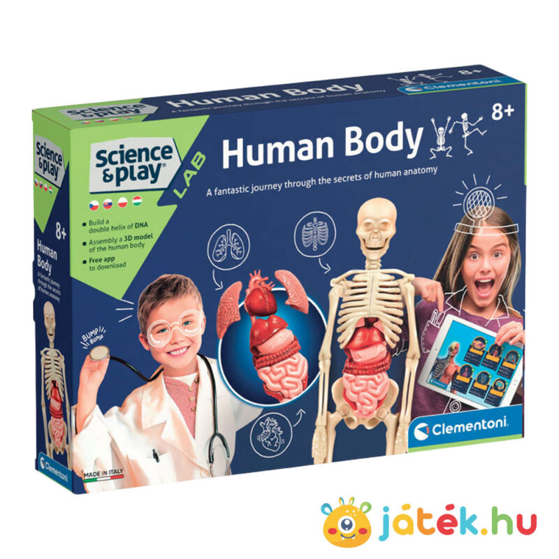 Az emberi test: tudományos anatómiai játék készlet (Clementoni)