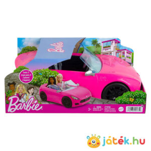 Barbie: Rózsaszín Barbie játék autó (33 cm)