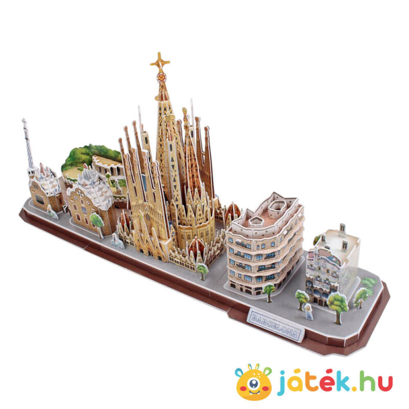 Barcelona: 186 db-os 3D puzzle megépítve (CubicFun)