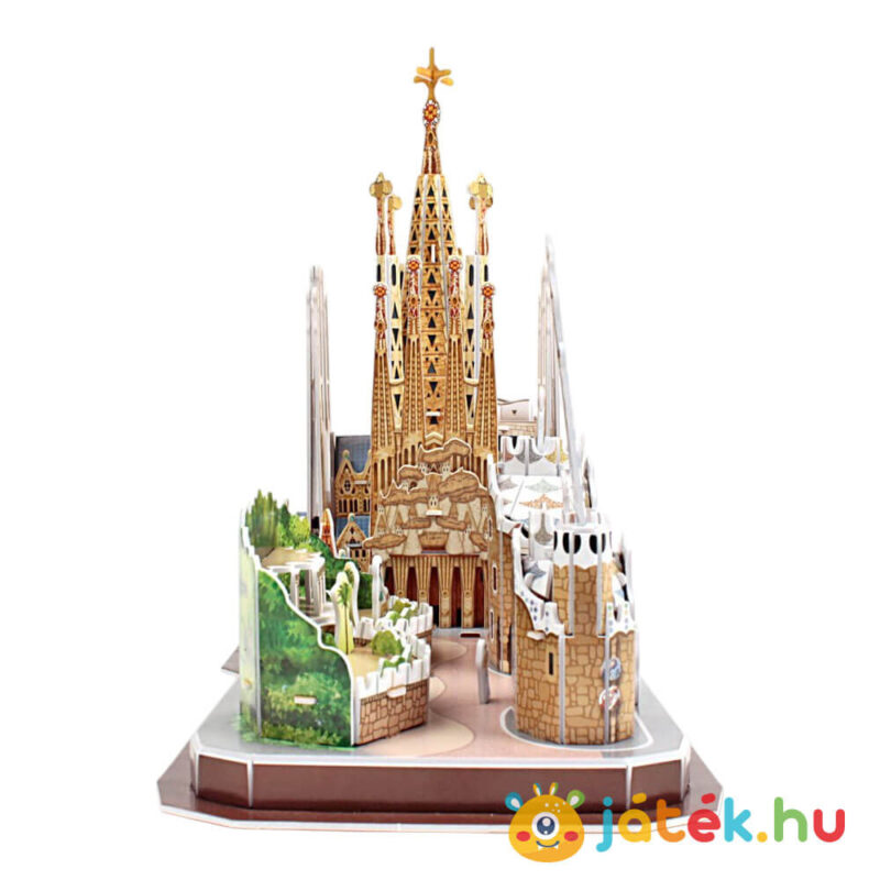 Barcelona: 186 db-os 3D puzzle oldalról (CubicFun)