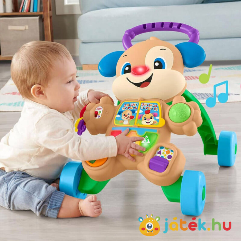 Fisher-Price: Tanuló kutyusos járássegítő babáknak