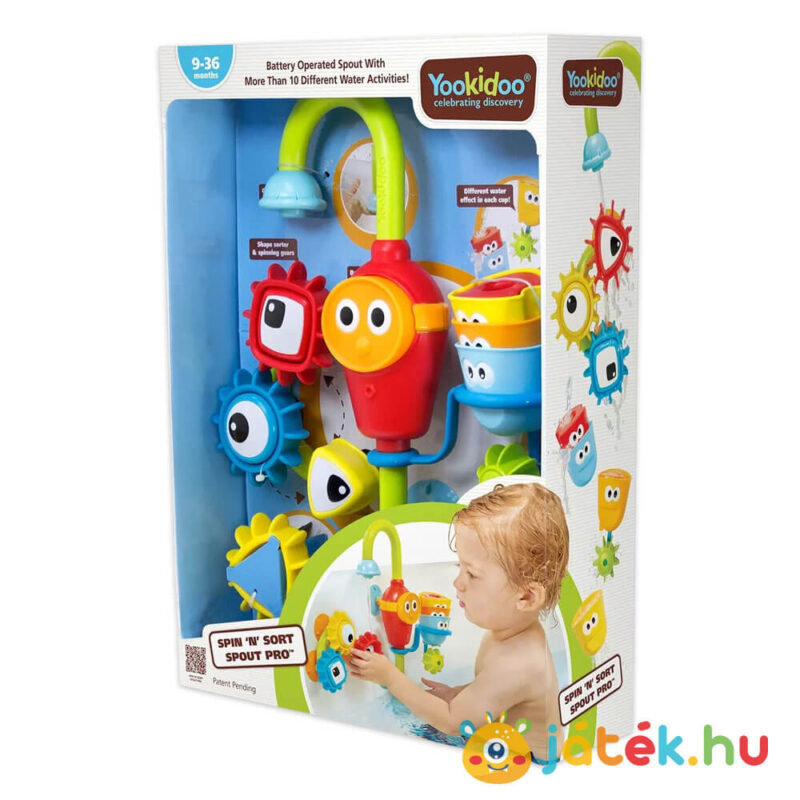 Spriccelős kaland, készségfejlesztő fürdőjáték (Yookidoo)
