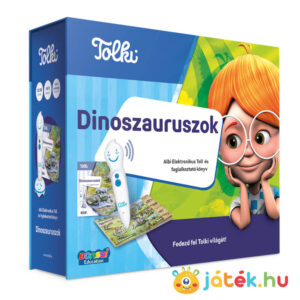 Tolki: Dinoszauruszok, Interaktív foglalkoztató könyv készlet, beszélő tollal