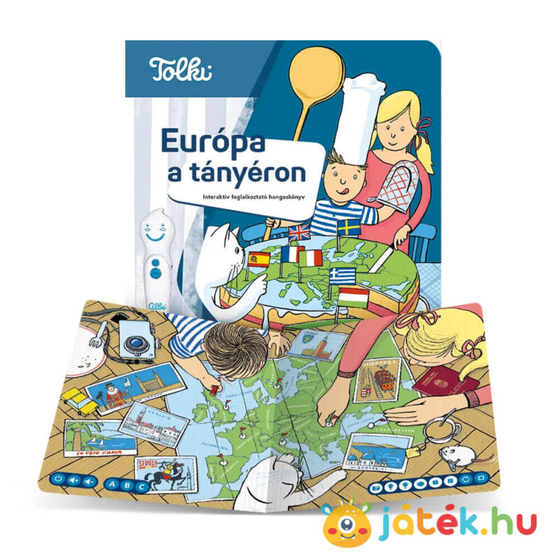 Tolki: Európa a tányéron, interaktív foglalkoztató hangoskönyv