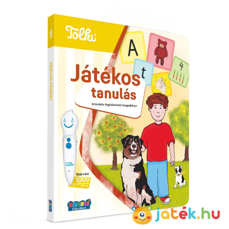 Tolki: Játékos tanulás, interaktív foglalkoztató hangoskönyv állítva