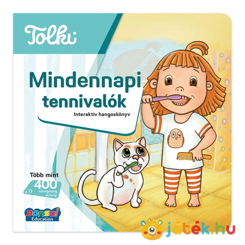 Tolki: Mindennapi tennivalók, interaktív foglalkoztató hangoskönyv előről