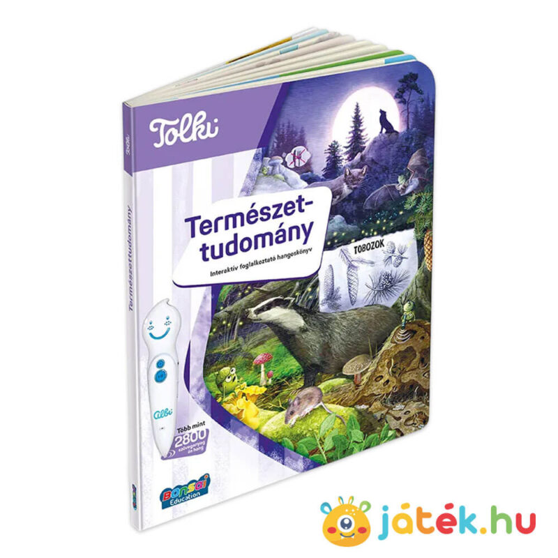 Tolki: Természettudomány, interaktív foglalkoztató hangoskönyv állítva