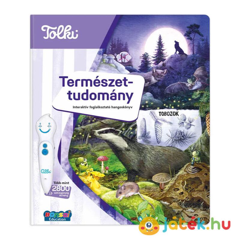 Tolki: Természettudomány, interaktív foglalkoztató hangoskönyv előről