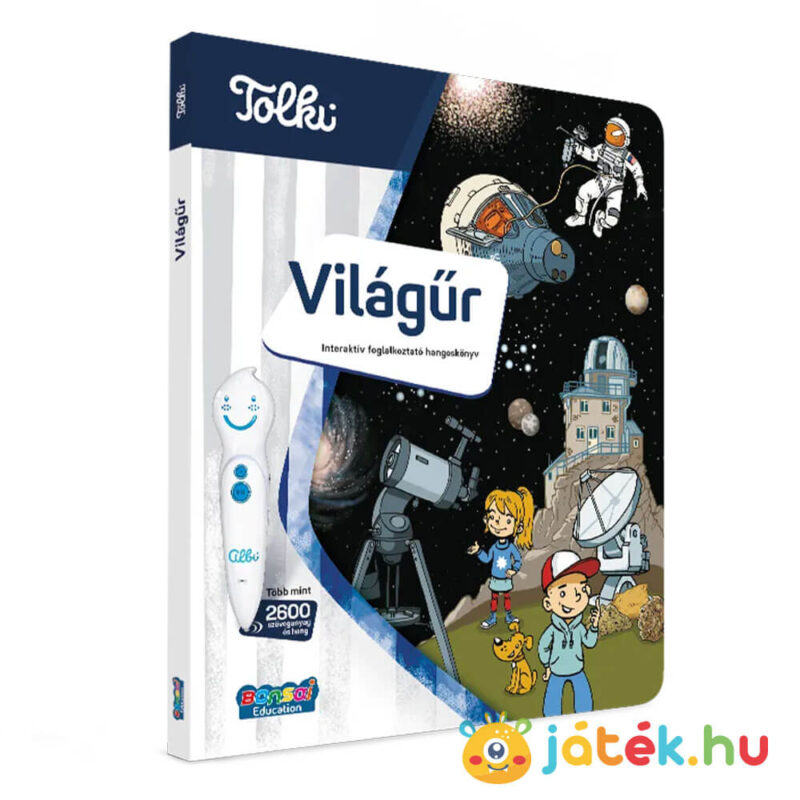 Tolki: Világűr, interaktív foglalkoztató hangoskönyv állítva