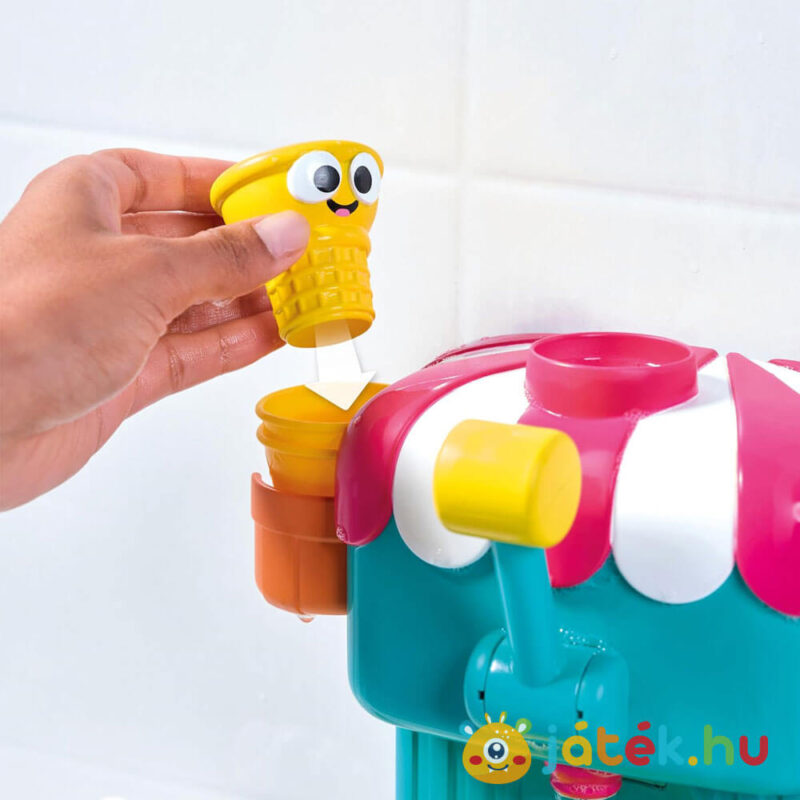 Tomy Toomies: Habfagyi Gyár Deluxe fürdőjáték, fagyitölcsére