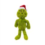 Grincs: Álló Grincs plüss figura mikulás sapkában, 30 cm