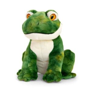 Ülő plüss béka, 18 cm (Keel Toys)