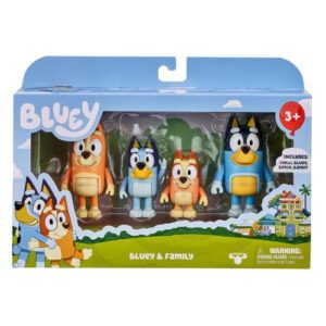 Bluey: A család, 4 db-os figura szett