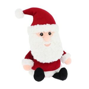 Ülő plüss mikulás, 25 cm (Keel Toys)