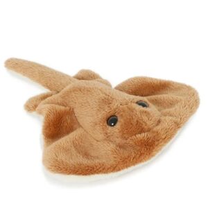 Élethű világosbarna plüss bébirája, 13 cm (Semo)