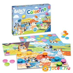 Bluey: Colorino, készségfejlesztő társasjáték a színekkel (Ravensburger)