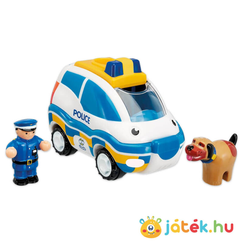 Charlie, a rendőrautó tartalma (Wow Toys)