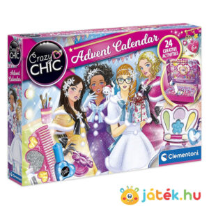 Crazy Chic: Adventi kalendárium sminkeszközökkel, beauty termékekkel, lányoknak (Clementoni)
