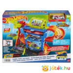 Hot Wheels City: Autómosó színváltós kisautóval játékszett