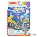 Mancs őrjárat: A nagy mentőakció, újrahasználható kreatív matrica füzet 130 matricával