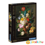 Van Dael: Csendélet (Bowl of flowers) 1000 db-os puzzle (Clementoni Museum Collection 31415)