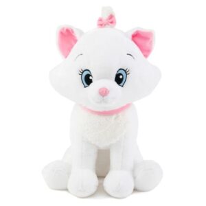 Macskarisztokraták: Marie, ülő fehér plüss cica, 28 cm (Disney Classics)