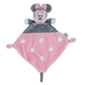 Mickey egér és barátai: Minnie bébi rózsaszín szundikendő, 29 cm