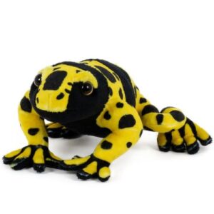 Sárgaszalagos plüss nyílméregbéka, 18 cm (Semo)