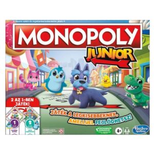 Monopoly Junior 2 az 1-ben társasjáték a legkisebbeknek