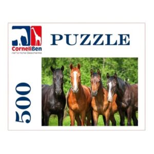 Lovak vágtára készen, 500 db-os puzzle (Cornelissen)