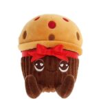 Illatos, plüss karácsonyi panettone süti, 8 cm (Keel Toys)