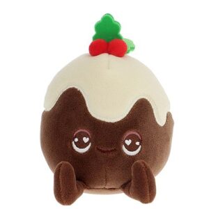 Illatos, plüss karácsonyi puding, 8 cm (Keel Toys)