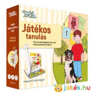 Tolki: Játékos tanulás, interaktív foglalkoztató hangoskönyv kezdő szett, könyvvel és Tolki tollal