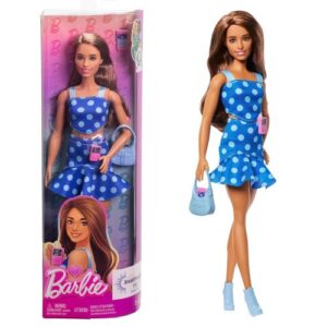 Barbie: Cukorbeteg Barbie baba kiegészítőkkel, 30 cm (Fashionistas divatbaba)