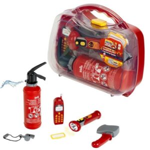 Szerepjáték: Tűzoltófelszerelés dobozban, 6 db-os készlet (Klein, 8984)