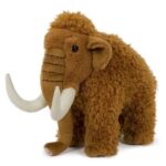 Élethű, álló barna plüss mamut, 30 cm (Semo)