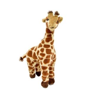 Élethű plüss zsiráf, 25 cm