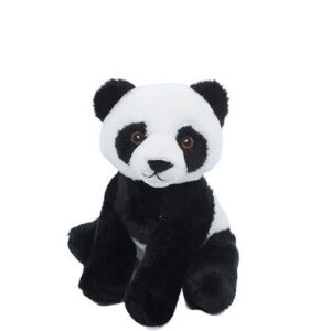 Ülő plüss panda, 16 cm