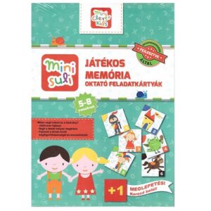 Mini suli: Játékos memória oktató feladatkártyák 5-8 éveseknek