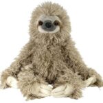 Átölelhető, élethű, ülő plüss lajhár, 30 cm (Wild Republic)