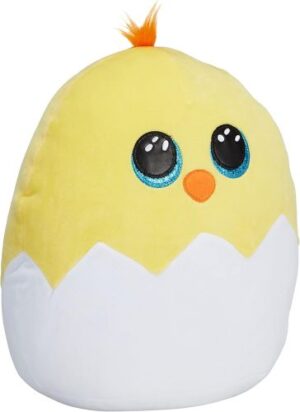 Popper, a párna alakú plüss csibe, tojásban, 32 cm (Ty Squish-a-Boos)