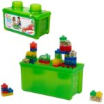 Jelly Blox: Tároló dobozos készlet, 30 db-os színes, rugalmas műanyag építőjáték