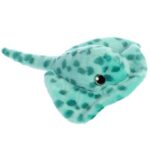 Csillogó szemű, kék színű plüss rája, 18 cm (Aurora, Sparkle Tales)