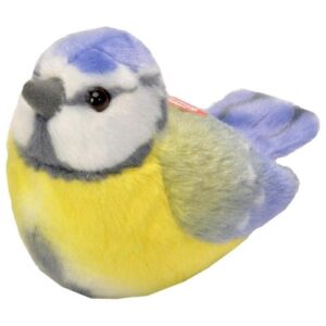 Élethű plüss cinege madár hanggal, 14 cm (Wild Republic)